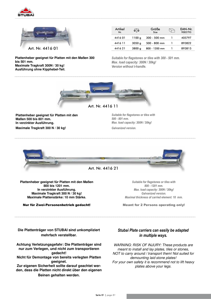 STUBAI - Baukatalog NO.: 20134 - Page 81