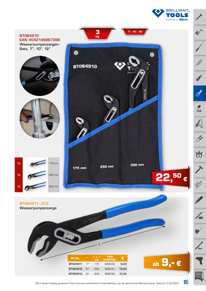 Brilliant Tools - Handwerkzeuge NO.: 20150 - Page 105