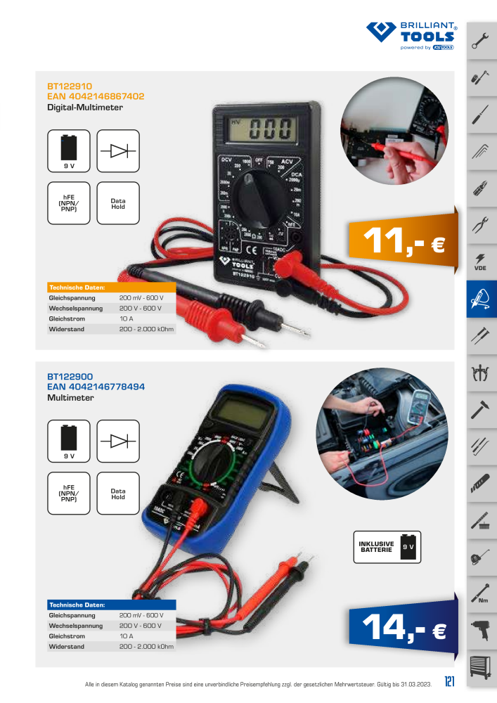 Brilliant Tools - Handwerkzeuge Nº: 20150 - Página 121