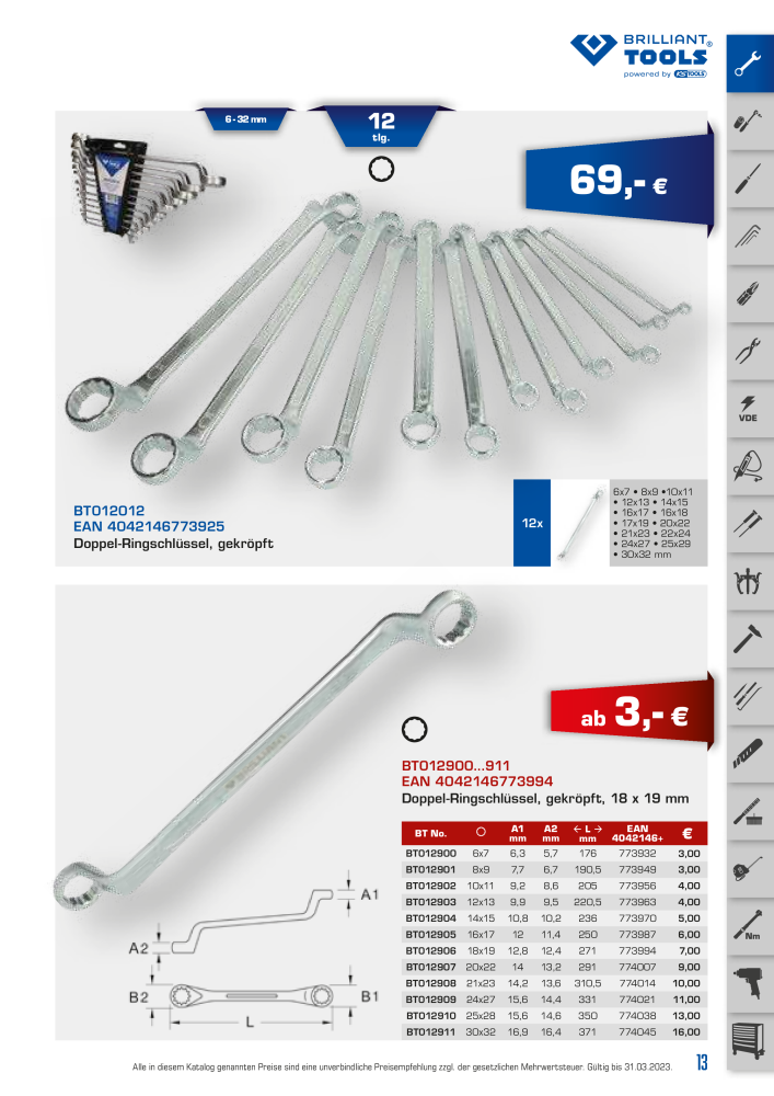 Brilliant Tools - Handwerkzeuge NR.: 20150 - Seite 13