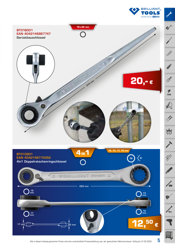 Brilliant Tools - Handwerkzeuge NO.: 20150 - Page 15