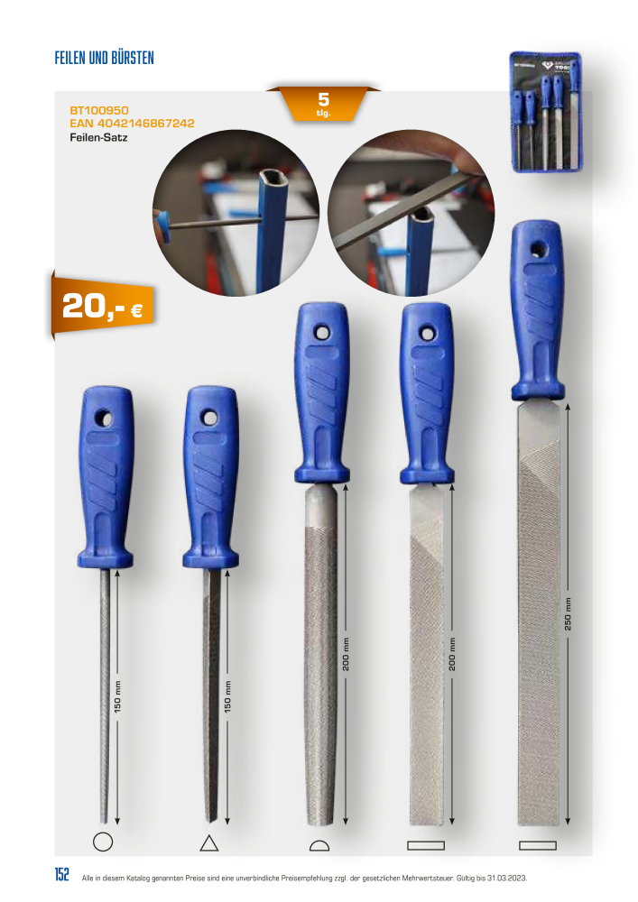 Brilliant Tools - Handwerkzeuge NR.: 20150 - Seite 152