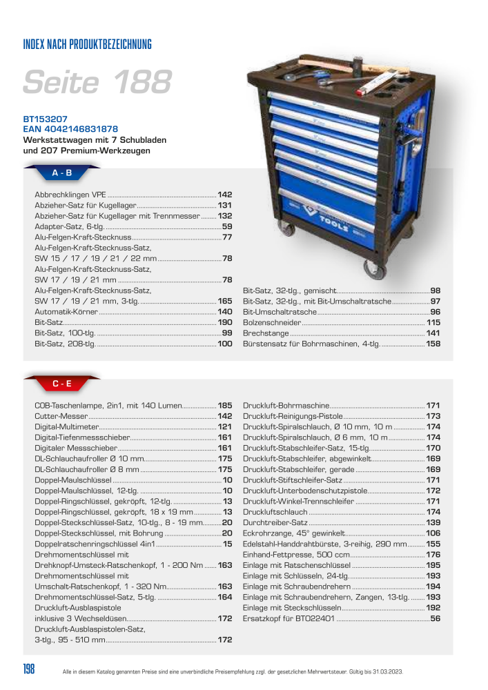 Brilliant Tools - Handwerkzeuge NR.: 20150 - Seite 198