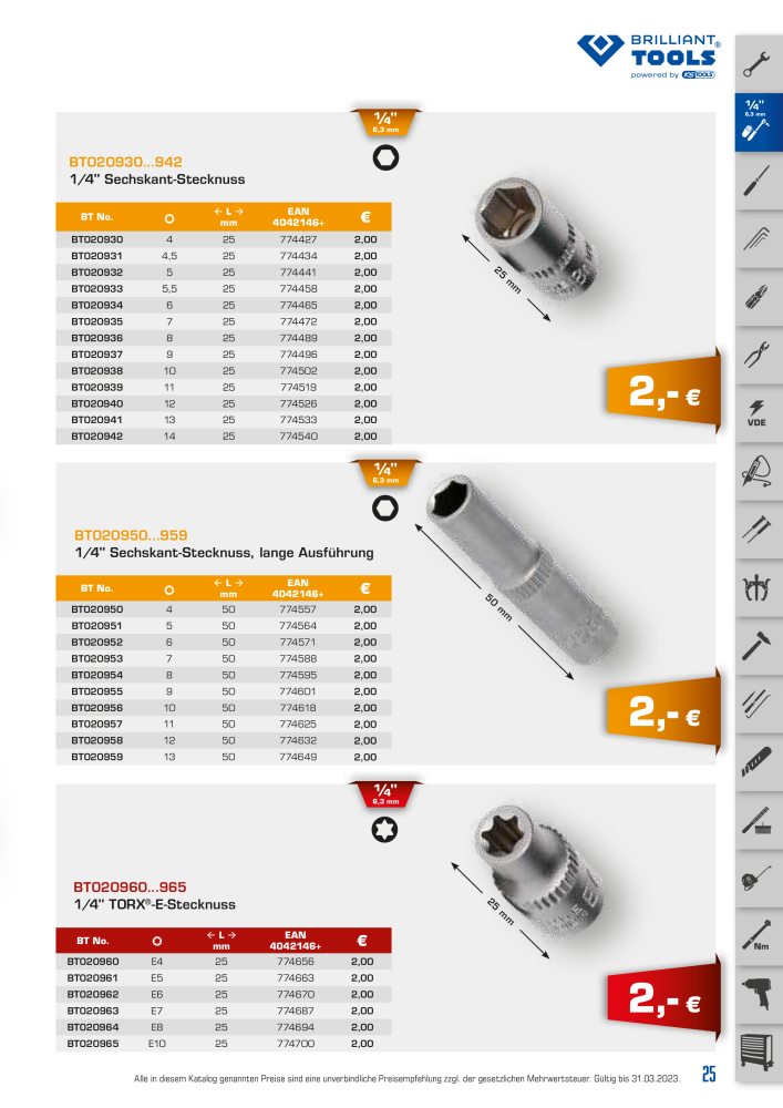 Brilliant Tools - Handwerkzeuge Nº: 20150 - Página 25