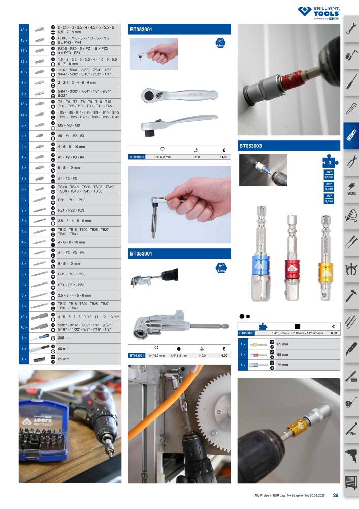 Brilliant Tools - Handwerkzeuge Nº: 20150 - Página 29