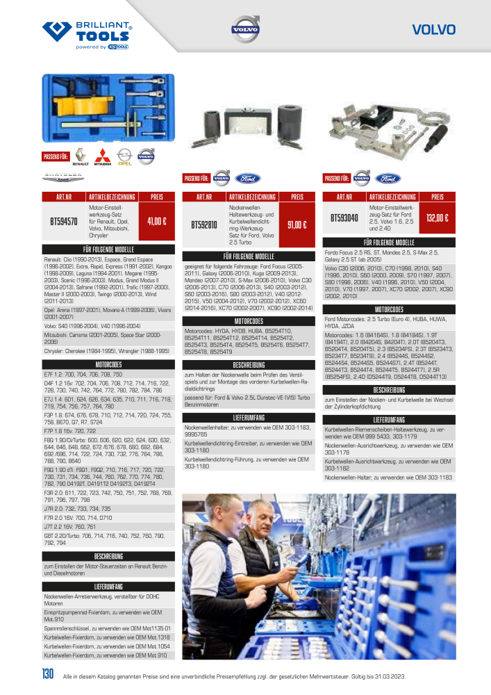 Brilliant Tools - Motor Werkzeuge NR.: 20151 - Seite 130