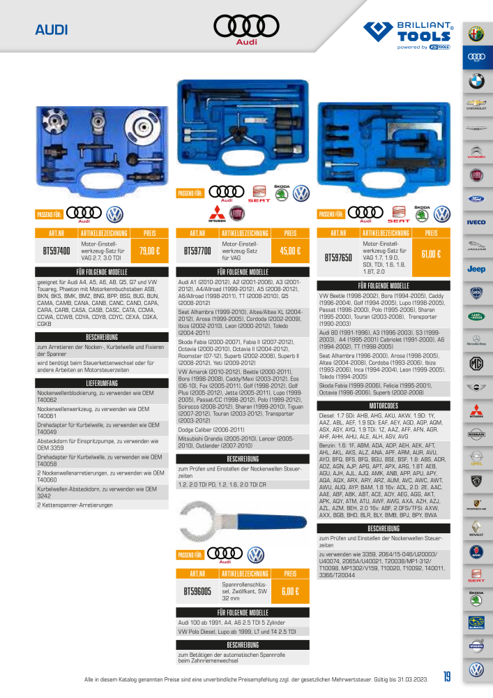 Brilliant Tools - Motor Werkzeuge Nº: 20151 - Página 19