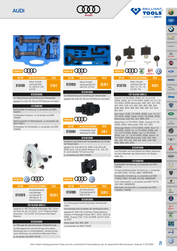 Brilliant Tools - Motor Werkzeuge Nº: 20151 - Página 21