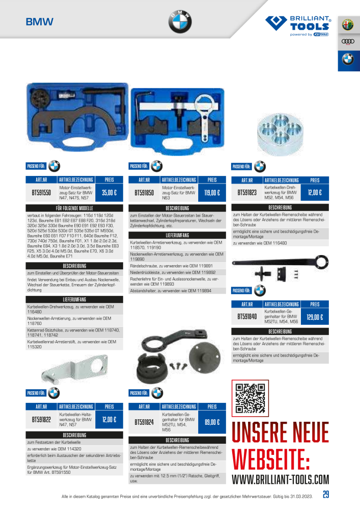 Brilliant Tools - Motor Werkzeuge NR.: 20151 - Seite 29