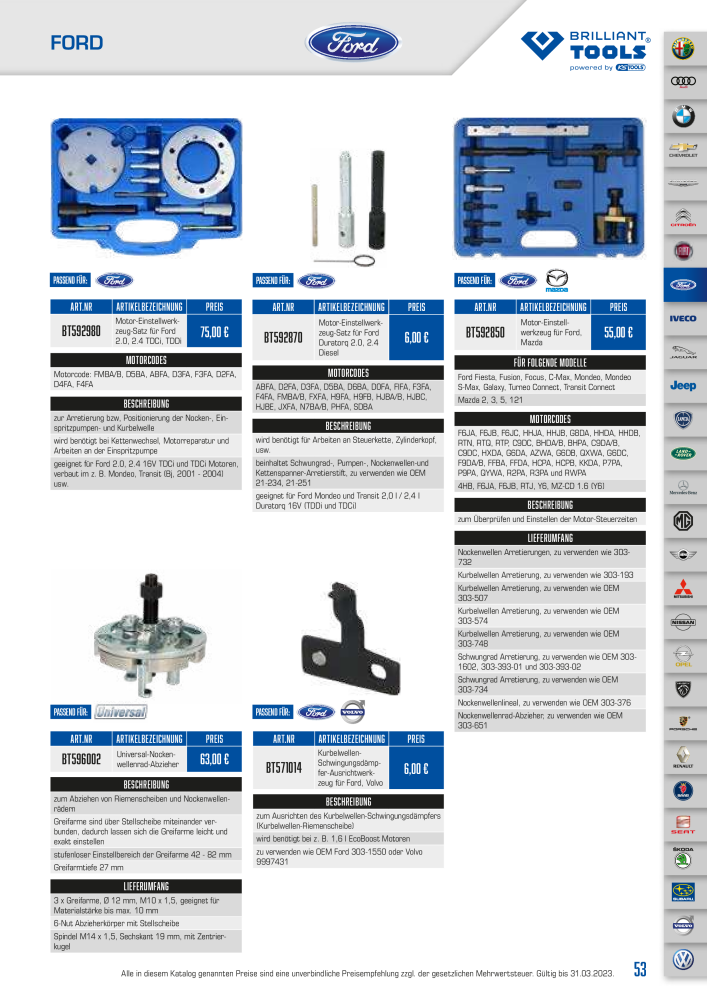 Brilliant Tools - Motor Werkzeuge Nº: 20151 - Página 53