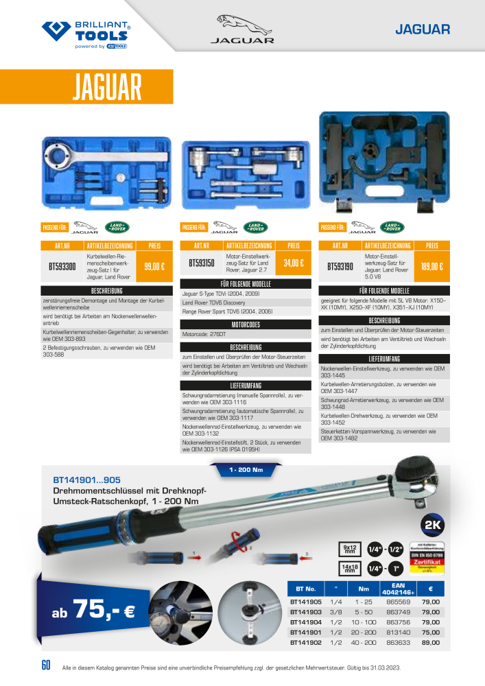 Brilliant Tools - Motor Werkzeuge NR.: 20151 - Seite 60