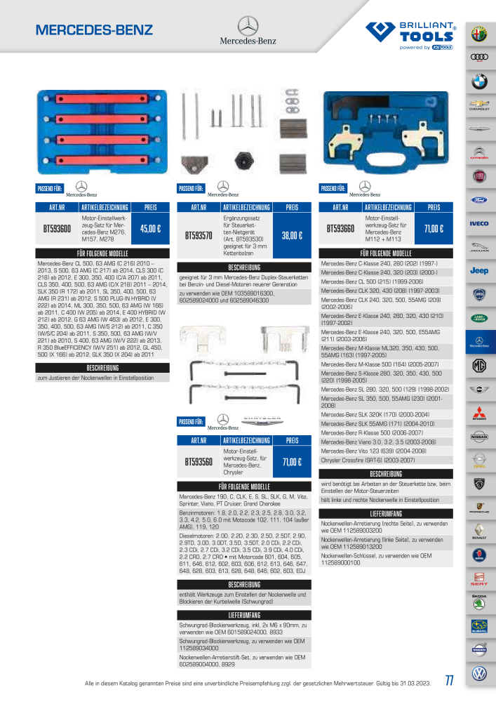 Brilliant Tools - Motor Werkzeuge NR.: 20151 - Seite 77