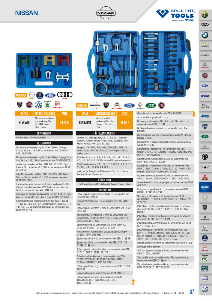 Brilliant Tools - Motor Werkzeuge Nº: 20151 - Página 87