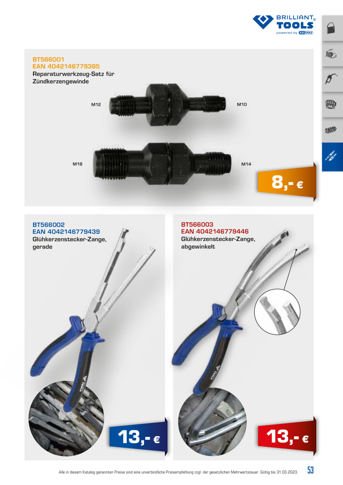 Brilliant Tools - Spezialwerkzeuge NR.: 20152 - Seite 53