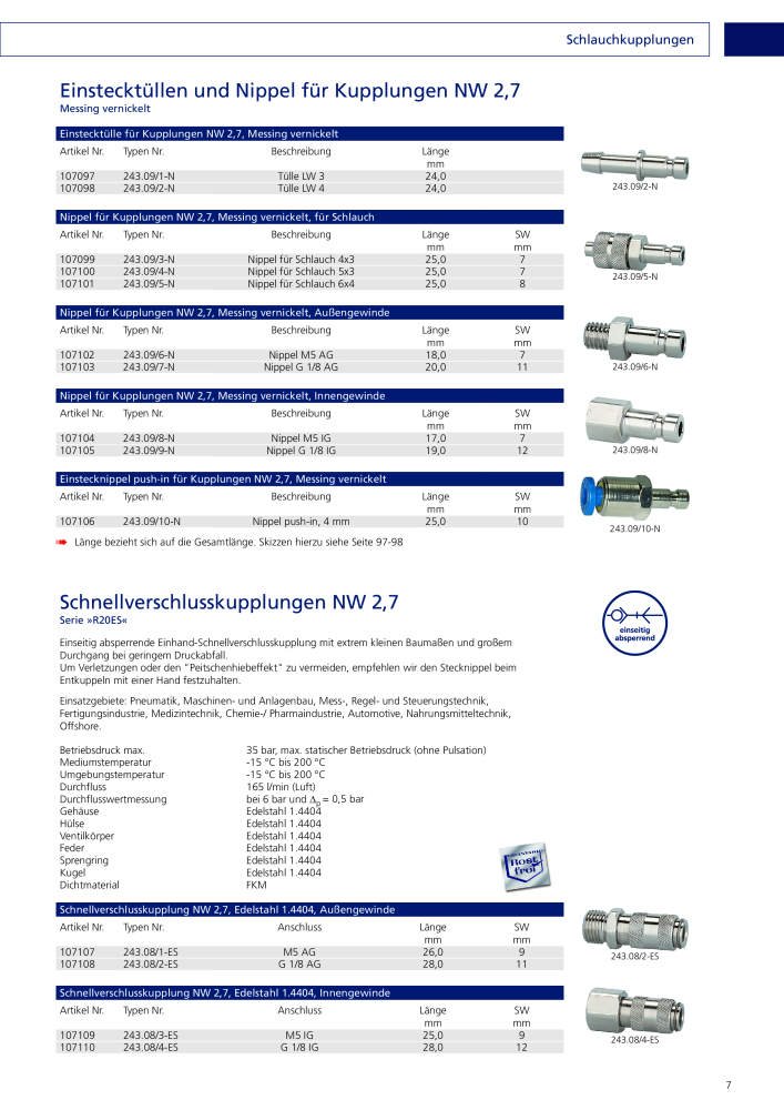 RIEGLER - Schnellverschlusskupplungen Nº: 20154 - Página 17