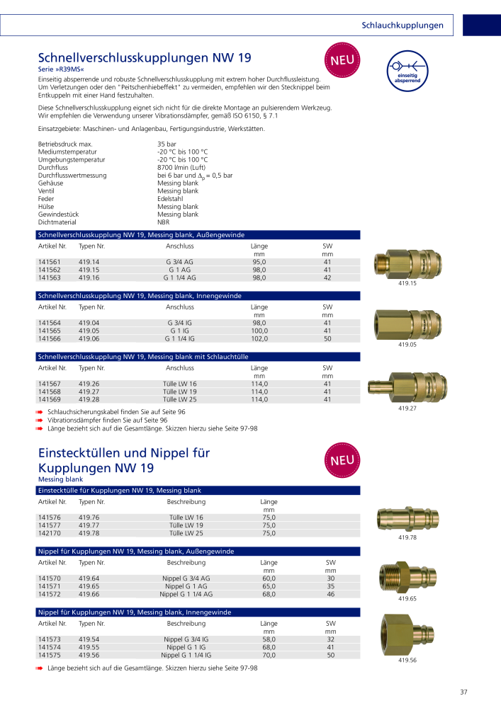 RIEGLER - Schnellverschlusskupplungen NR.: 20154 - Side 47