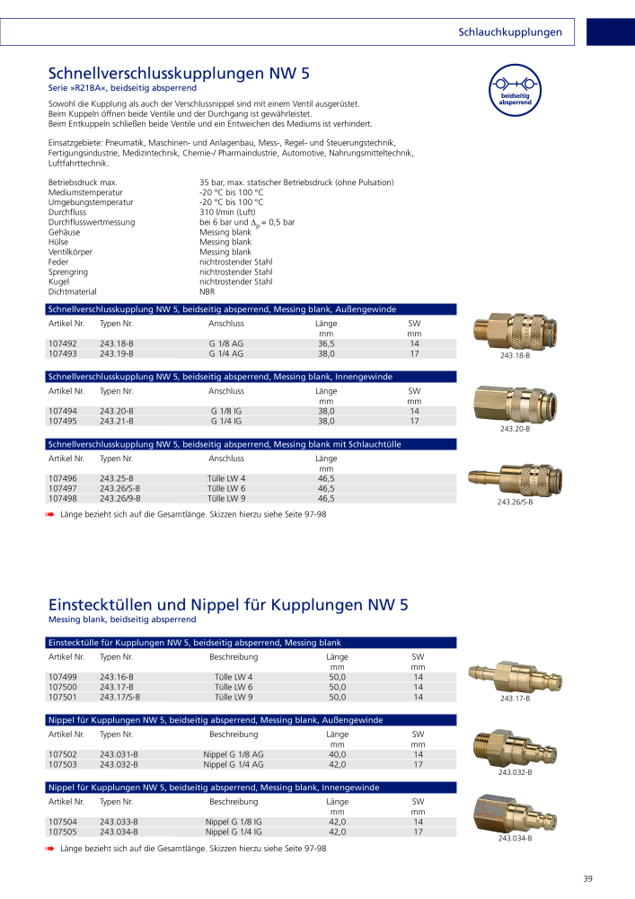 RIEGLER - Schnellverschlusskupplungen NR.: 20154 - Side 49