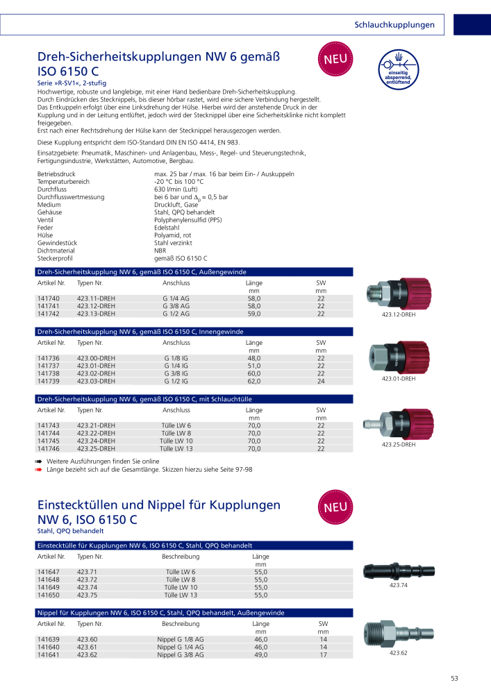 RIEGLER - Schnellverschlusskupplungen NR.: 20154 - Side 63