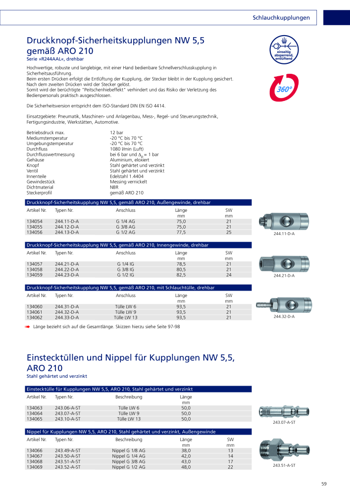 RIEGLER - Schnellverschlusskupplungen NR.: 20154 - Side 69