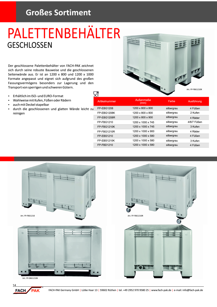 FACH-PAK - Gesamtkatalog NR.: 20156 - Seite 14