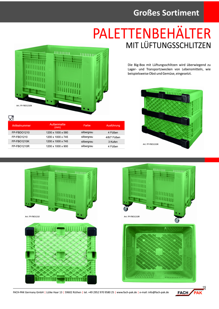 FACH-PAK - Gesamtkatalog NR.: 20156 - Seite 15