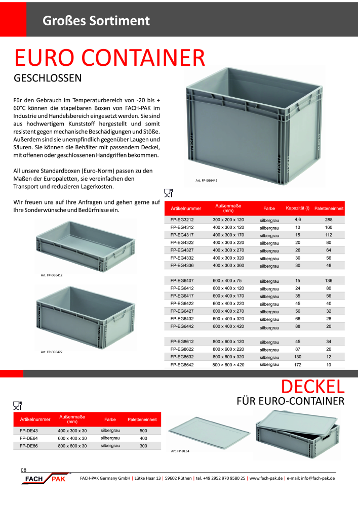 FACH-PAK - Gesamtkatalog NEJ.: 20156 - Sida 8