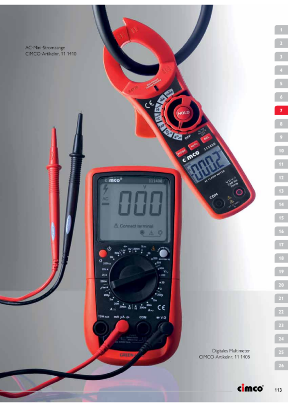 CIMCO Digital-Multimeter longlife 111408