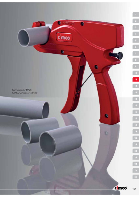 CIMCO Rohrschneider MAXI - Arbeitsbereich 6 - 42 mm Durchmesser 120420