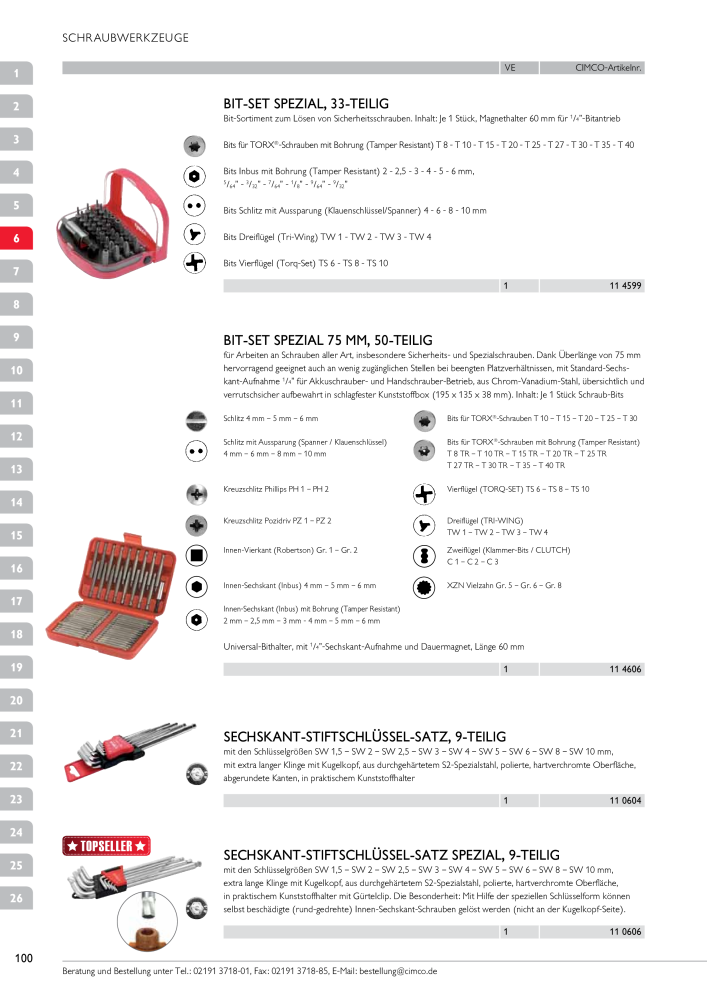 CIMCO - Gesamtkatalog Nb. : 20170 - Page 100