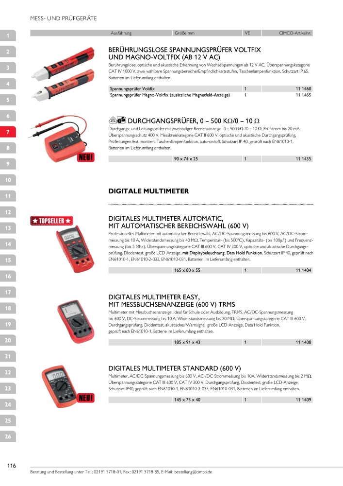 CIMCO - Gesamtkatalog Nb. : 20170 - Page 116