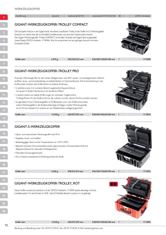 CIMCO - Gesamtkatalog Nb. : 20170 - Page 12