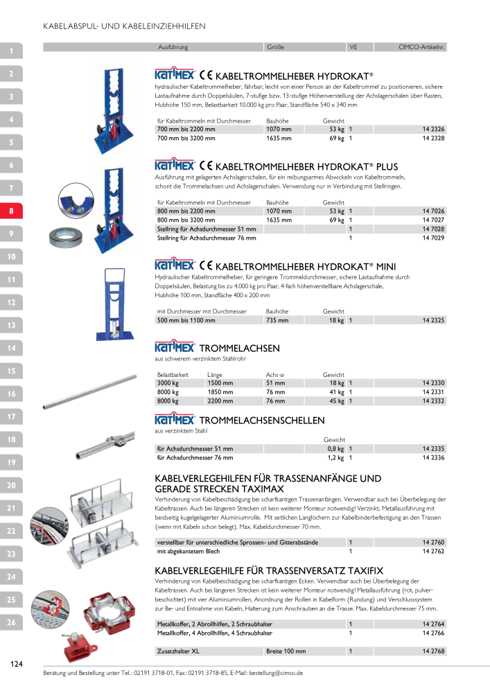 CIMCO - Gesamtkatalog Nb. : 20170 - Page 124