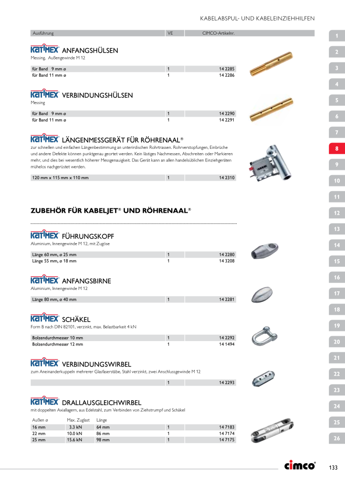 CIMCO - Gesamtkatalog Nb. : 20170 - Page 133