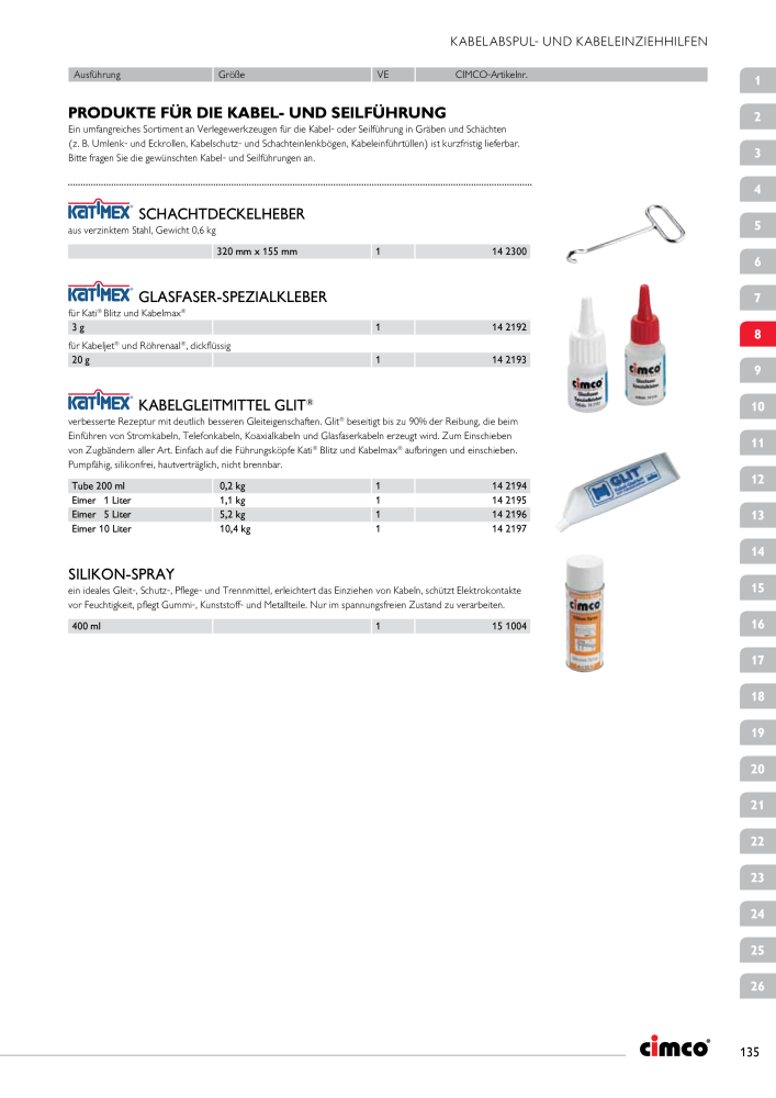 CIMCO - Gesamtkatalog NR.: 20170 - Seite 135