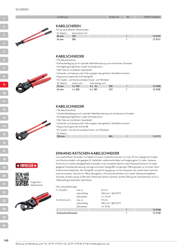 CIMCO - Gesamtkatalog Nb. : 20170 - Page 140