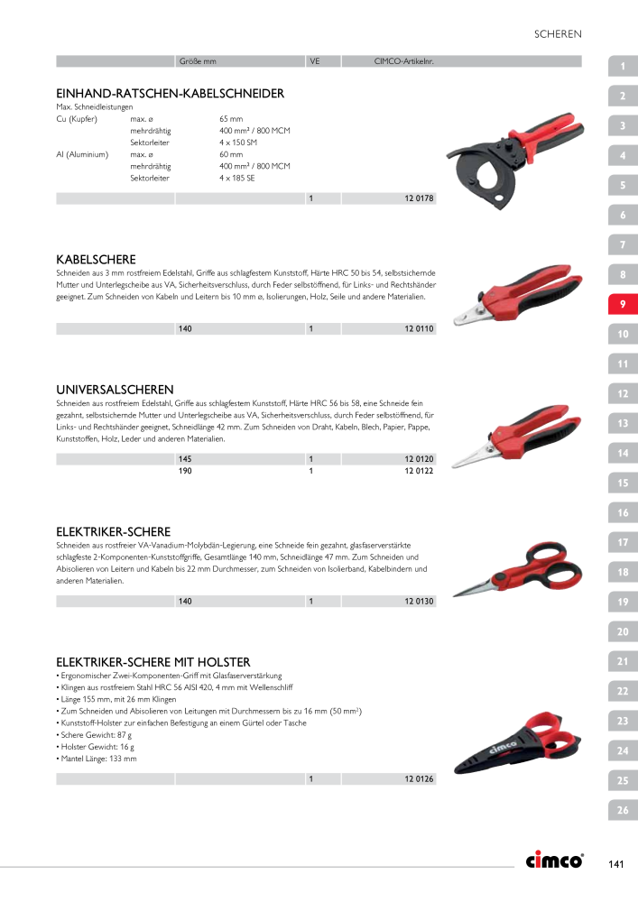 CIMCO - Gesamtkatalog NR.: 20170 - Seite 141