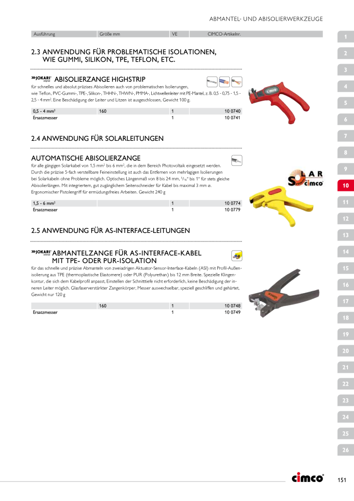 CIMCO - Gesamtkatalog Nb. : 20170 - Page 151