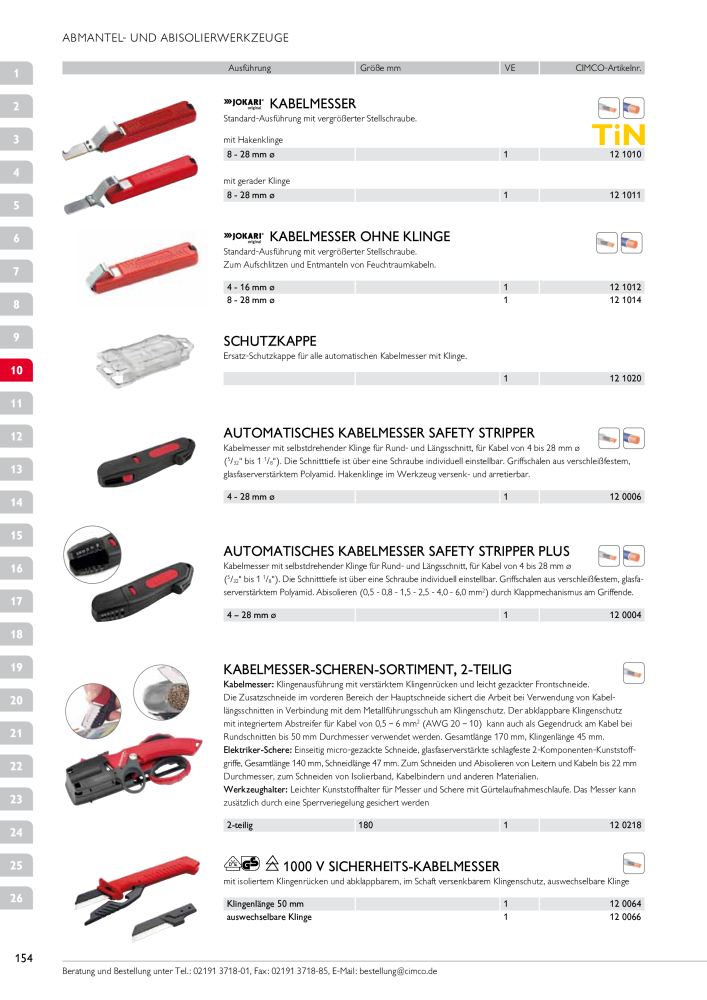 CIMCO - Gesamtkatalog Nb. : 20170 - Page 154