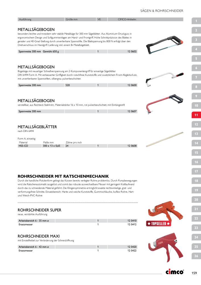 CIMCO - Gesamtkatalog NR.: 20170 - Seite 159