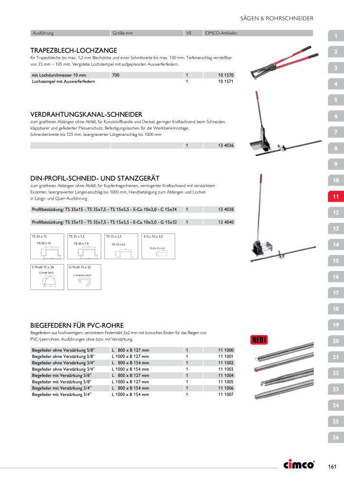 CIMCO - Gesamtkatalog NR.: 20170 - Seite 161