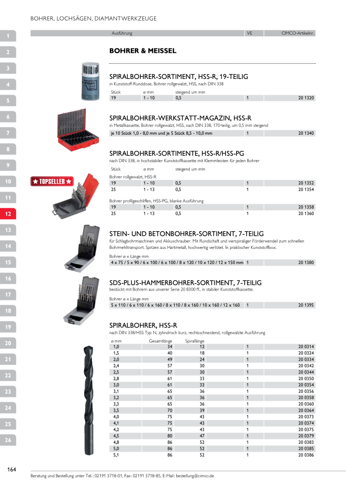 CIMCO - Gesamtkatalog Nb. : 20170 - Page 164