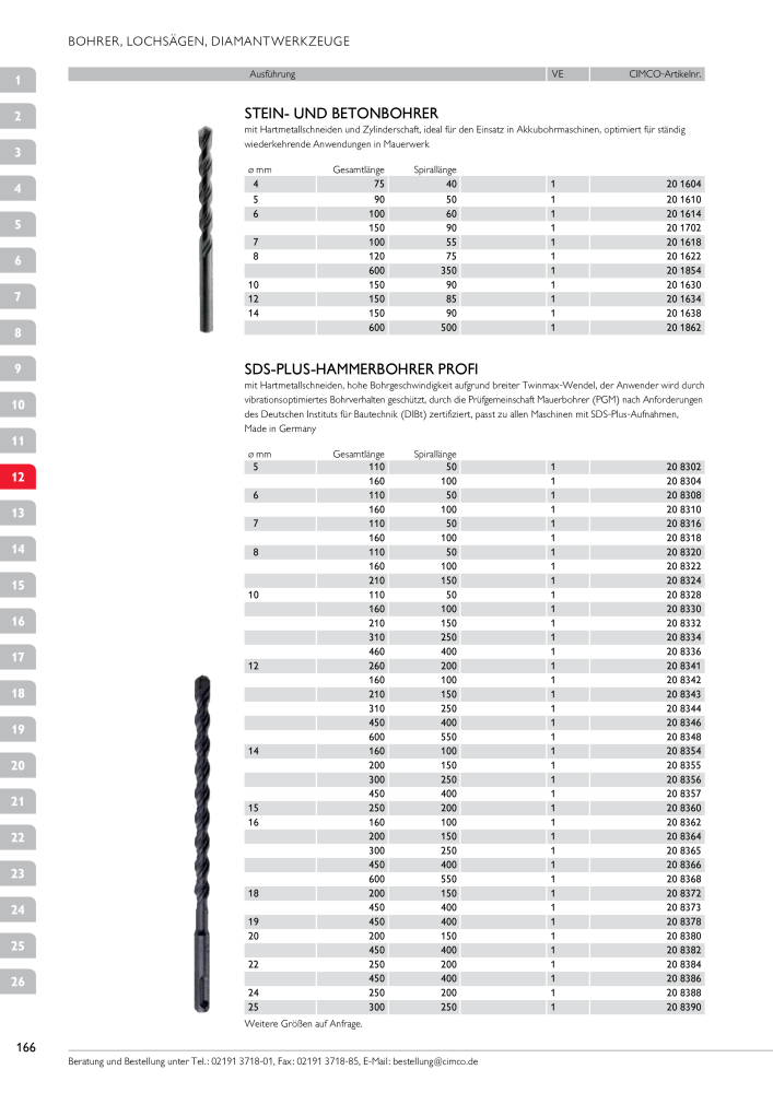 CIMCO - Gesamtkatalog Nb. : 20170 - Page 166