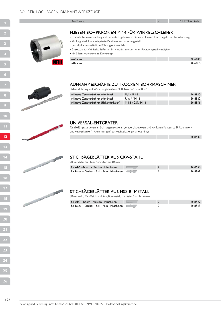 CIMCO - Gesamtkatalog Nb. : 20170 - Page 172