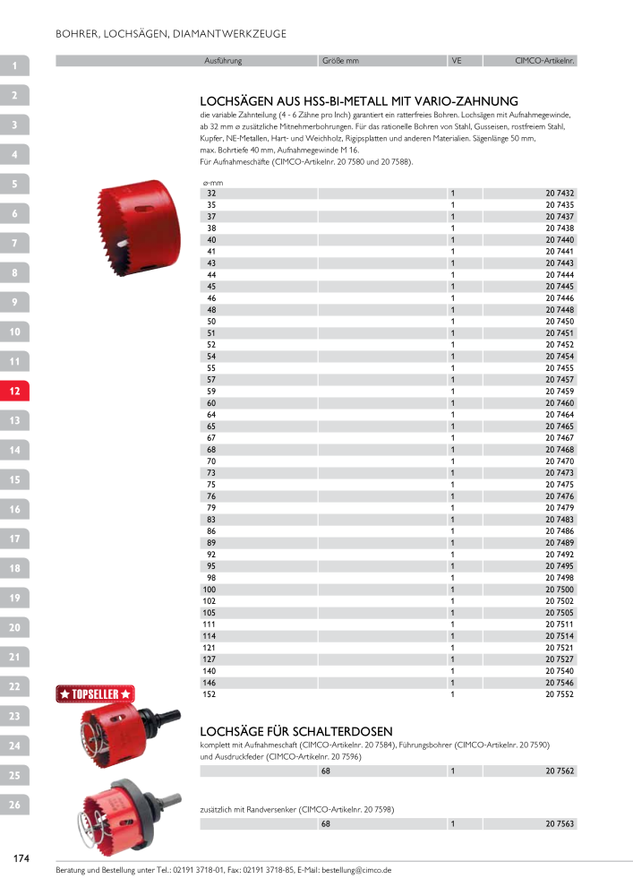 CIMCO - Gesamtkatalog NR.: 20170 - Pagina 174