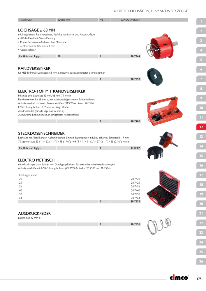 CIMCO - Gesamtkatalog Nb. : 20170 - Page 175