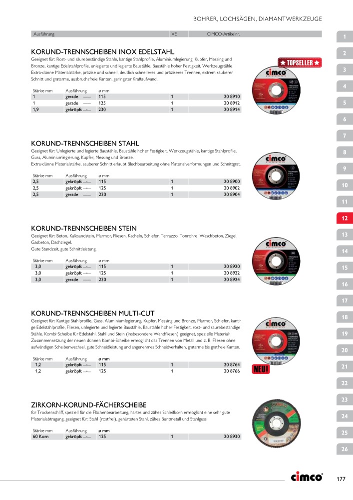 CIMCO - Gesamtkatalog Nb. : 20170 - Page 177