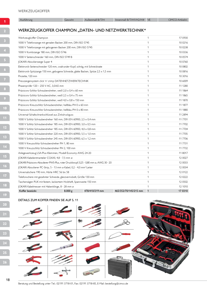 CIMCO - Gesamtkatalog Nb. : 20170 - Page 18