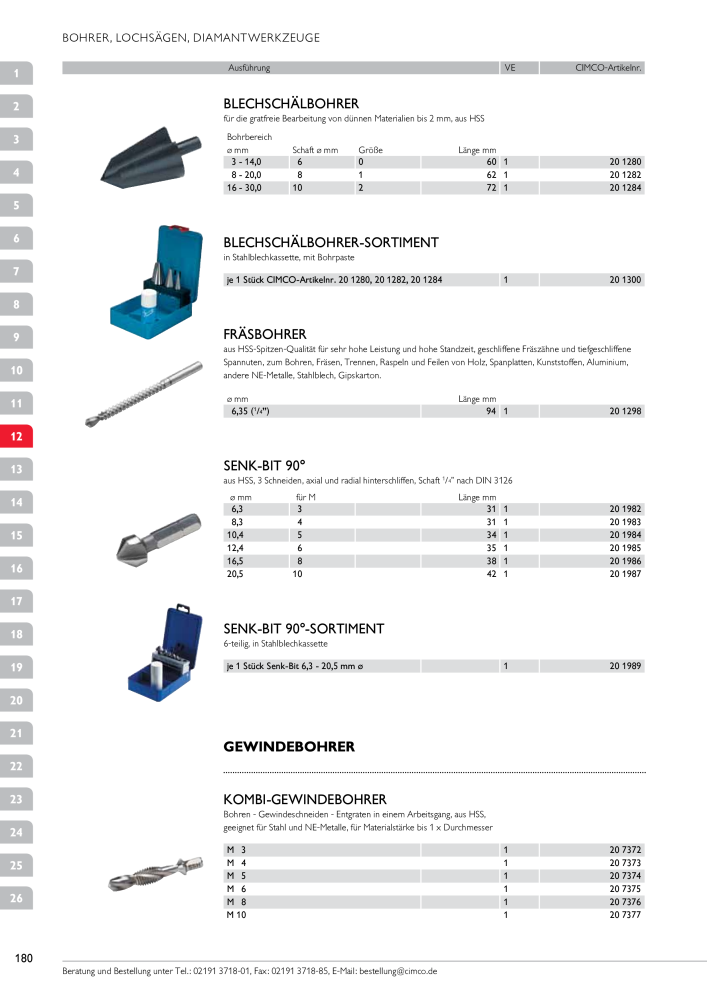 CIMCO - Gesamtkatalog Nb. : 20170 - Page 180