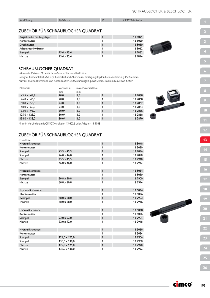 CIMCO - Gesamtkatalog NR.: 20170 - Pagina 195