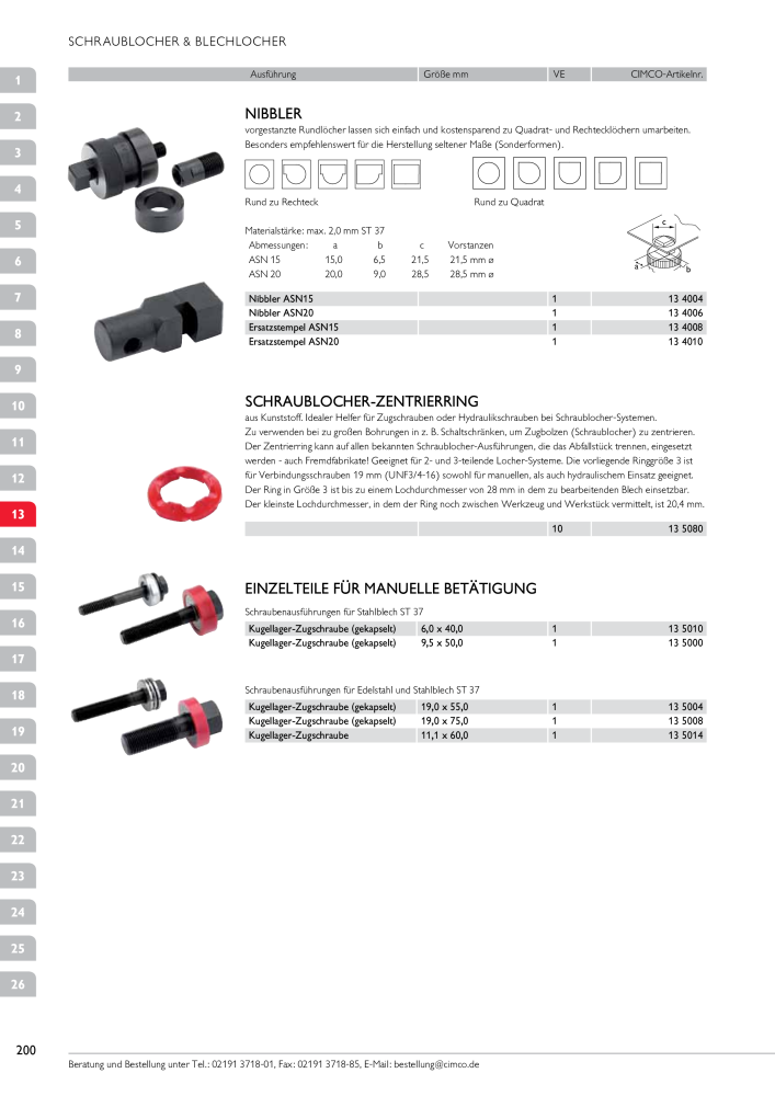 CIMCO - Gesamtkatalog Nb. : 20170 - Page 200